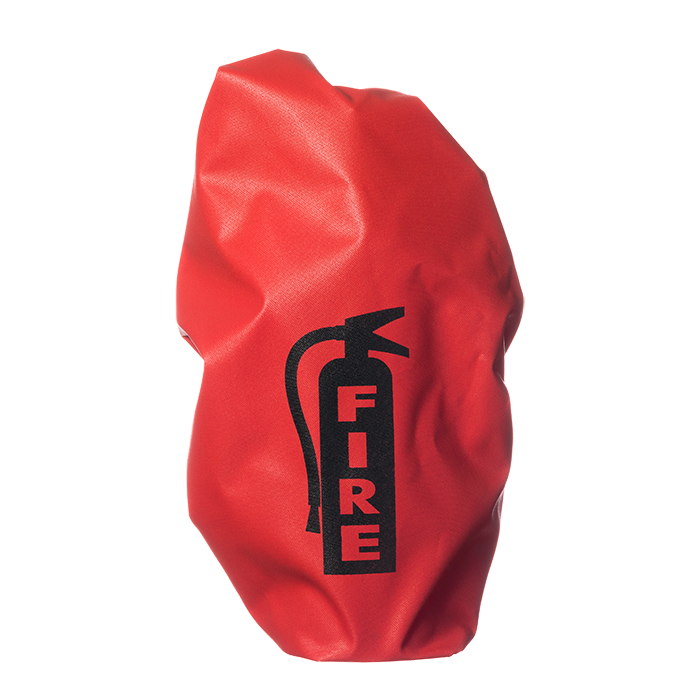 5 lb. HD Elastic Back Extinguisher Cover, English
